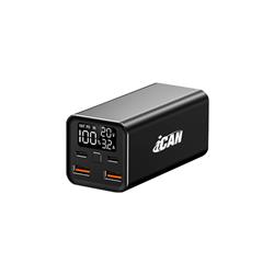 Batterie externe portable 20 000 mAh 100 W pour ordinateur portable avec 4 sorties et 2 entrées, LE