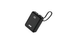 10000mAh PD30W with Built-in Cable  2xUSB-C LED Display Portable Power