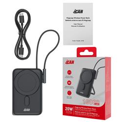 10000mAh PD20W Magnetic with Type-C Cable LED Display Power Bank