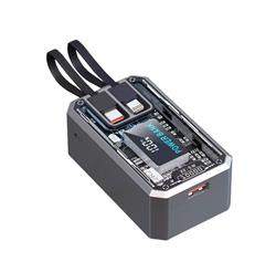 Batterie portable transparente 10 000 mAh, écran intelligent 22,5 W