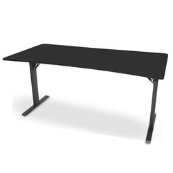 iCAN ARS-1B Modern Computer Desk with mat, Black -160*80*75cm