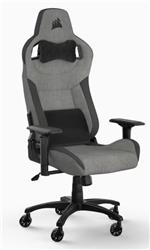 CORSAIR T3 RUSH Fabric Gaming Chair (2023) - Grey/Charcoal(Open Box)