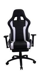 iCAN Ergonomic Gaming Chair, High quality PU + Carbon PVC cover, High density Mould foam, 3D Armrests, 350MM Metal Base, 63MM N