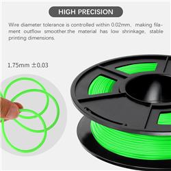 Sunlu 1.75mm, 0.5kg/spool, TPU flexible filament (Green)