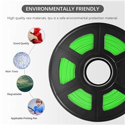 Sunlu 1.75mm, 0.5kg/spool, TPU flexible filament (Green)