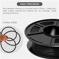 Sunlu 1.75mm, 0.5kg/spool, TPU flexible filament (Black)