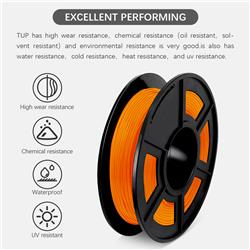 Sunlu 1.75mm, 0.5kg/spool, TPU flexible filament (Orange)