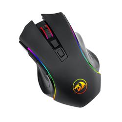 Redragon M602-KS Ergonomic Gaming Mouse with 7 Backlight Modes,Black