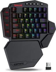 Redragon K585RGB-KS DITI Wireless Single-Handed Keypad with mechanical Blue Switch and RGB lighting [K585RGB-KS](Open Box)