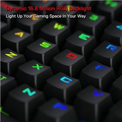 Redragon K585RGB-KS DITI Wireless Single-Handed Keypad with mechanical Blue Switch and RGB lighting [K585RGB-KS](Open Box)