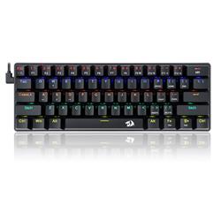 Redragon K613 Jax Mechanical Gaming Keyboard with 61 keys and detachable cable [K613] Blue Switch(Open Box)