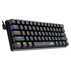 Redragon K613 Jax Mechanical Gaming Keyboard with 61 keys and detachable cable [K613] Blue Switch(Open Box)