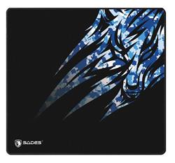 SADES Hailstorm Gaming Mouse Pad Waterproof Surface 3mm Prevent Sliding Natural Rubber Base Flat Stitched Edges Large Contro...