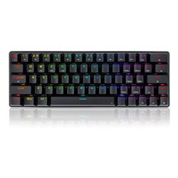 Redragon Jax Pro (K613P) Bluetooth, 2.4G,Wired connection Blue Switch Mechanical Gaming Keyboard durable key 63 key portable...