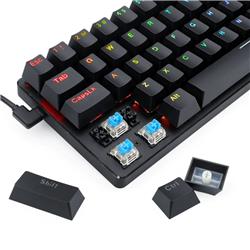 Redragon Jax Pro (K613P) Bluetooth, 2.4G,Wired connection Blue Switch Mechanical Gaming Keyboard durable key 63 key portable...