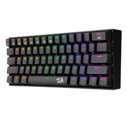 Redragon K530 Pro-blue switch, 60% Wireless RGB Mechanical Keyboard, hot-swappable | Bluetooth | 2.4Ghz | Wired 3-Mode | 61 Key