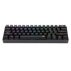 Redragon K530 Pro-blue switch, 60% Wireless RGB Mechanical Keyboard, hot-swappable | Bluetooth | 2.4Ghz | Wired 3-Mode | 61 Key