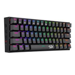 Redragon K530 Pro-blue switch, 60% Wireless RGB Mechanical Keyboard, hot-swappable | Bluetooth | 2.4Ghz | Wired 3-Mode | 61 Key