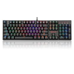 Redragon K582RGB Surara LED Backlit Mechanical Gaming Keyboard, 104 Standard Anti-ghosting Keys with Brown Switches Perfect for