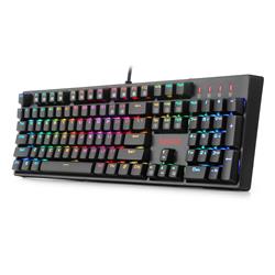 Redragon K582RGB Surara LED Backlit Mechanical Gaming Keyboard, 104 Standard Anti-ghosting Keys with Brown Switches Perfect for