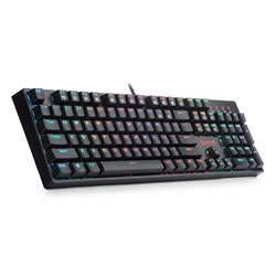 Redragon K582RGB Surara LED Backlit Mechanical Gaming Keyboard, 104 Standard Anti-ghosting Keys with Brown Switches Perfect for