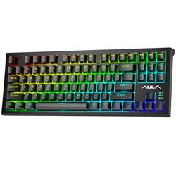 AULA F3032 TKL Black Mechanical Gaming Keyboard Red Switch