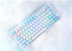 DAREU A81 Pro Tri-mode 2.4G Wireless/Bluetooth Gasket Structure Hot Swappable RGB Mechanical Keyboard Violet Gold Pro Custom...