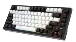 DAREU EK75-B Wired Rainbow Backlight Mechanical Keyboard with Linear Switches,Black