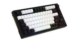 DAREU EK75-B Wired Rainbow Backlight Mechanical Keyboard with Linear Switches,Black