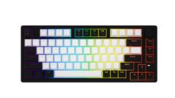 DAREU EK75-B Wired Rainbow Backlight Mechanical Keyboard with Linear Switches,Black