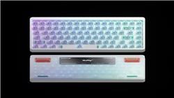 Nuphy Air 75 V2 Wireless Mechanical Keyboard, Red Switch, White