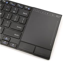 Rii K22BT Wireless Scissor Switch Keyboard with Built-in Touchpad(Open Box)