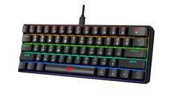 iCAN ST-MK59 Mechanical Gaming Keyboard with RGB Backlighting,Hot Swappable Blue Switch