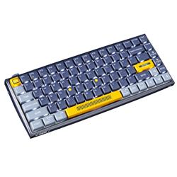 Durgod K710-Hikeys 84 Interrupteur rouge silencieux sans fil à 3 modes Lumière douce