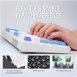 Clavier mécanique tri-mode Aula F99(Open Box)