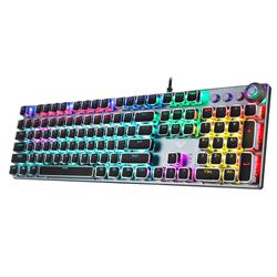 AULA F2088 Typewriter Style Mechanical Gaming Keyboard Blue Switches