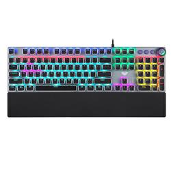 AULA F2088 Typewriter Style Mechanical Gaming Keyboard Blue Switches