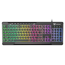ONIKUMA G32 Matte Black Wired Gaming Keyboard RGB Backlit(Open Box)