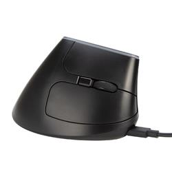 Souris optique ergonomique sans fil Delux M618DB, lumière RVB