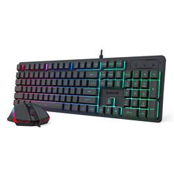 Redragon S107-RGB Wired Membrane Gaming Keyboard & Mouse 2-in-1 Combo