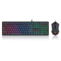 Redragon S107-RGB Wired Membrane Gaming Keyboard & Mouse 2-in-1 Combo