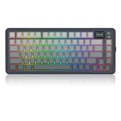 Redragon K708 Tri-Mode 75% RGB Mechanical Gaming Keyboard, LCD Display