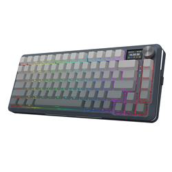 Redragon K708 Tri-Mode 75% RGB Mechanical Gaming Keyboard, LCD Display