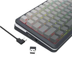 Redragon K708 Tri-Mode 75% RGB Mechanical Gaming Keyboard, LCD Display