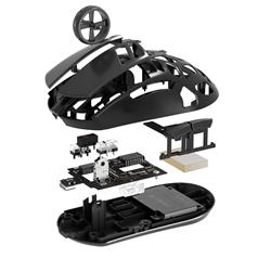 Souris de jeu tri-mode DAREU Black A950 Pro Mg, poids ultra-léger 59 g