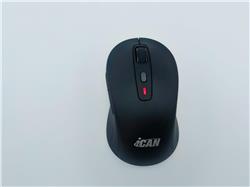 Souris de bureau sans fil iCAN noire 2,4 GHz/Bluetooth, 1 600 DPI, 6 boutons