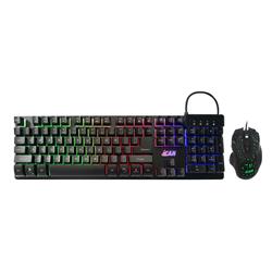 Ensemble clavier et souris de jeu filaires Rainbow iCAN CGK-020