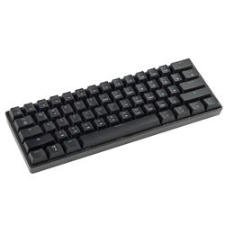 Clavier de jeu mécanique filaire RGB iCAN 60 % noir, commutateur rouge linéaire