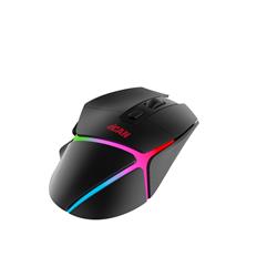 iCAN G11 Tri-Mode Black Wireless RGB Gaming Mouse, 6 Buttons