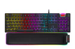 iCAN MK1047 RGB Mechanical Gaming Keyboard with RGB Wrist Pad,104 Keys(Open Box)